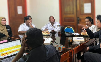 Badan Pengawas Pemilihan Umum Kabupaten Nagekeo menghadiri Rapat Koordinasi Pemutakhiran Data Pemilih Berkelanjutan (DPB) Triwulan II Tahun 2026 yang diselenggarakan oleh KPU Kabupaten Nagekeo pada Rabu (24/6/2026).