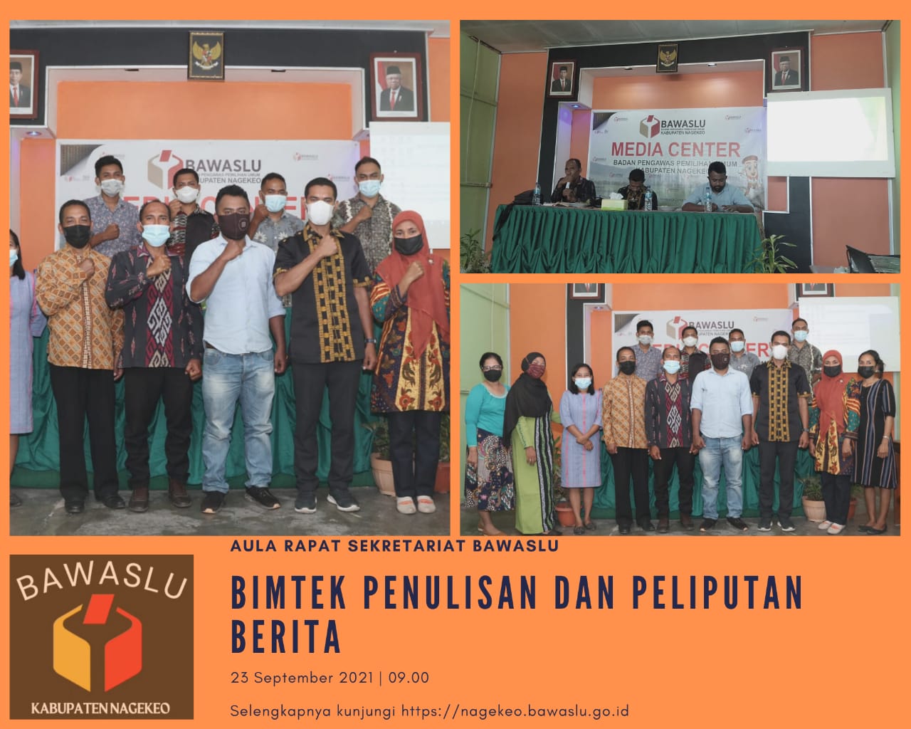 Bawaslu Nagekeo Menggelar Bimtek Penulisan Dan Peliputan Berita
