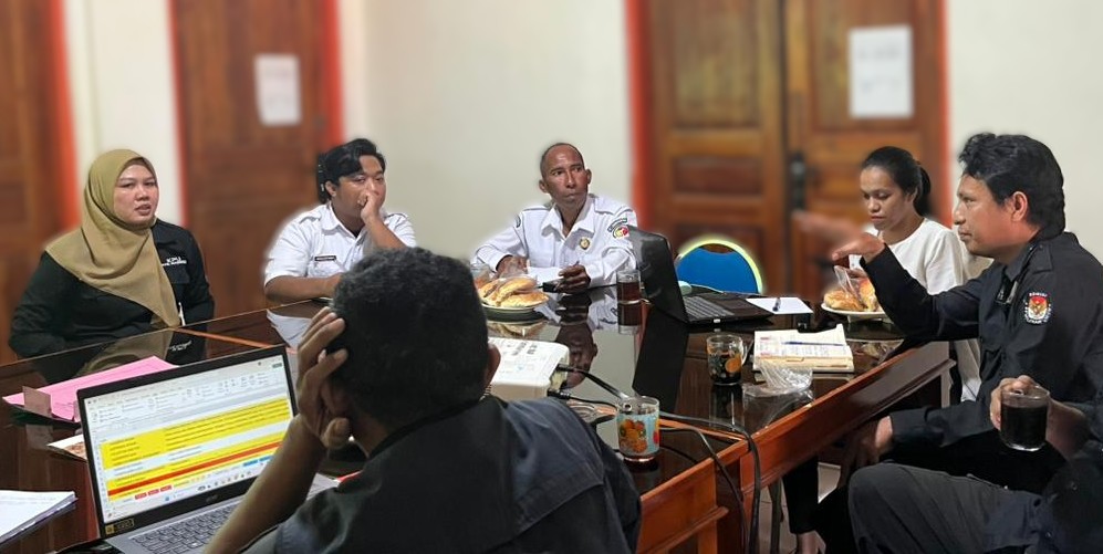 Badan Pengawas Pemilihan Umum Kabupaten Nagekeo menghadiri Rapat Koordinasi Pemutakhiran Data Pemilih Berkelanjutan (DPB) Triwulan II Tahun 2026 yang diselenggarakan oleh KPU Kabupaten Nagekeo pada Rabu (24/6/2026).