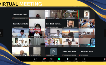 screenshot layar saat zoom meeting
